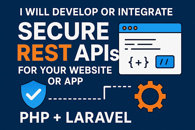 develop or integrate secure rest apis for your system