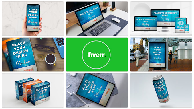 design macbook iphone laptop device screen mockups for website, image and video