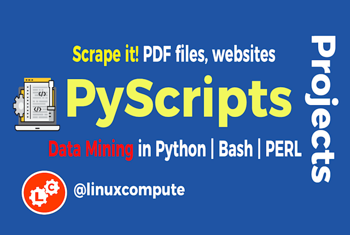 Write a powerful python script for pdf or web scraping by Linuxcompute ...
