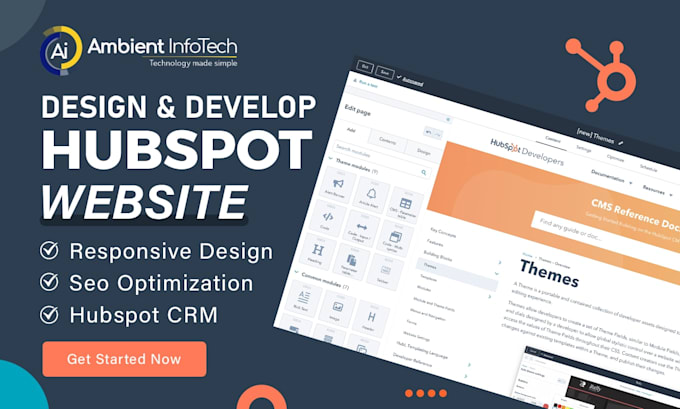 build hubspot website or hubspot landing pages