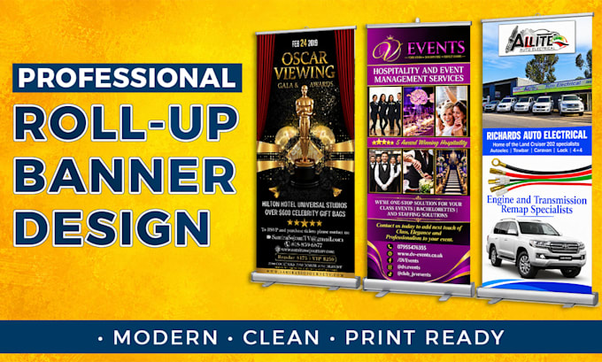 design professional roller banner roll up and pull up banner for yor business