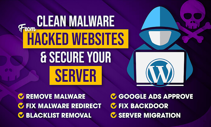 do clean malware and secure server with a guarantee