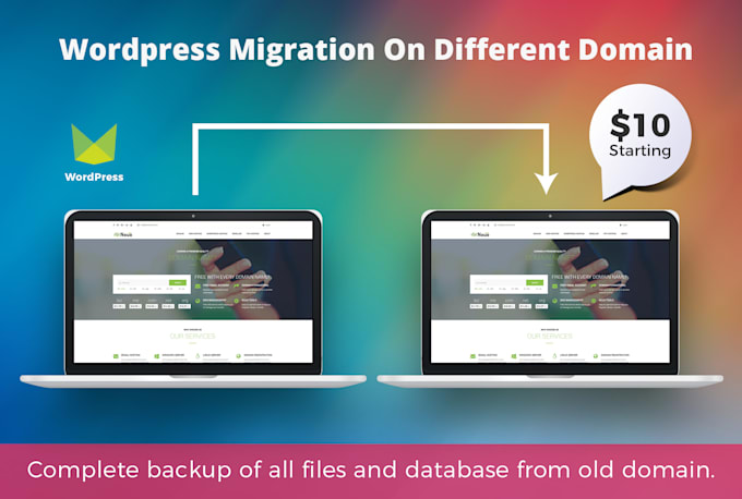 migrate wordpress site to new domain