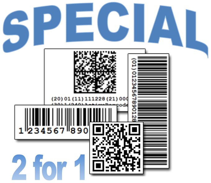 design any bar code and QR code