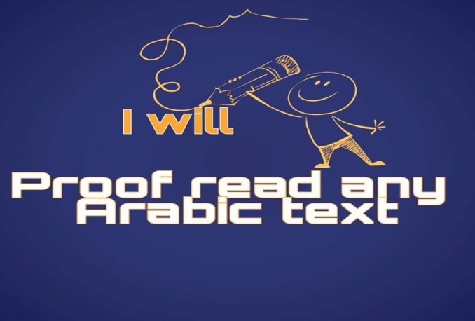 Do arabic proofreading and editing by Hith0176 | Fiverr