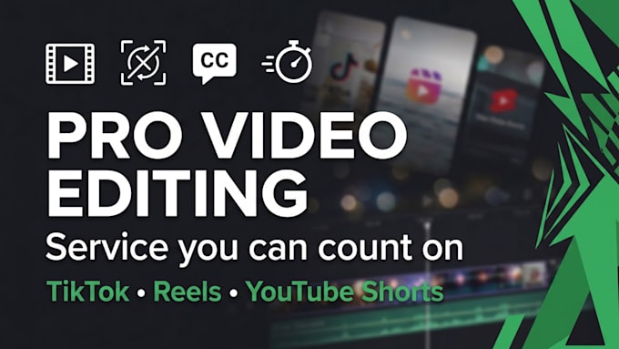 do professional video editing