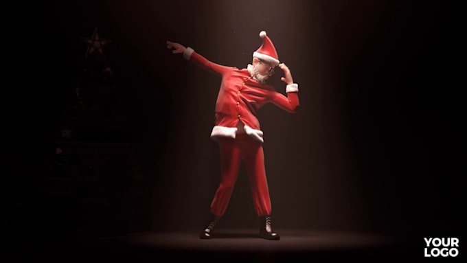 make this santa claus dancing like mj new year video