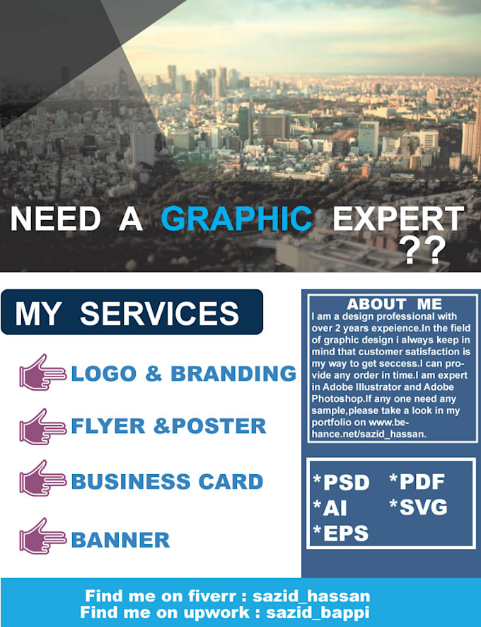 design unique eye catching flyer