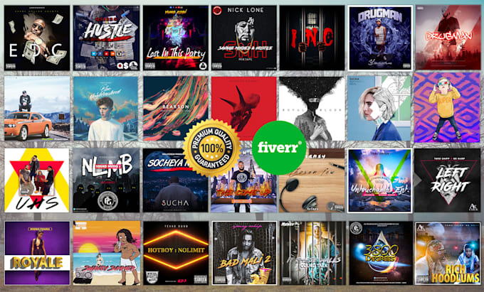 design animated mixtape cover art photo and promo video