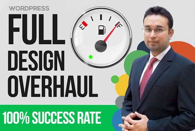do full wordpress design overhaul or wordpress redesign