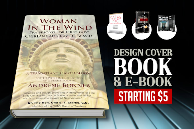 design book or ebook cover and 3d mockup