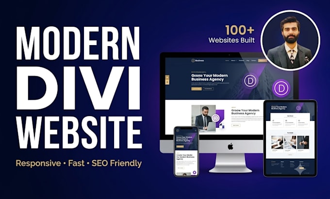 design a professional divi wordpress website for your business
