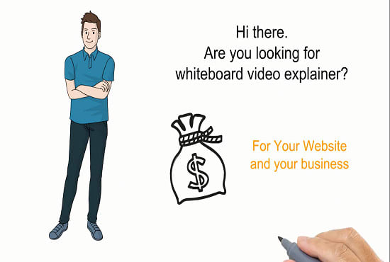 create a Costum whiteboard video