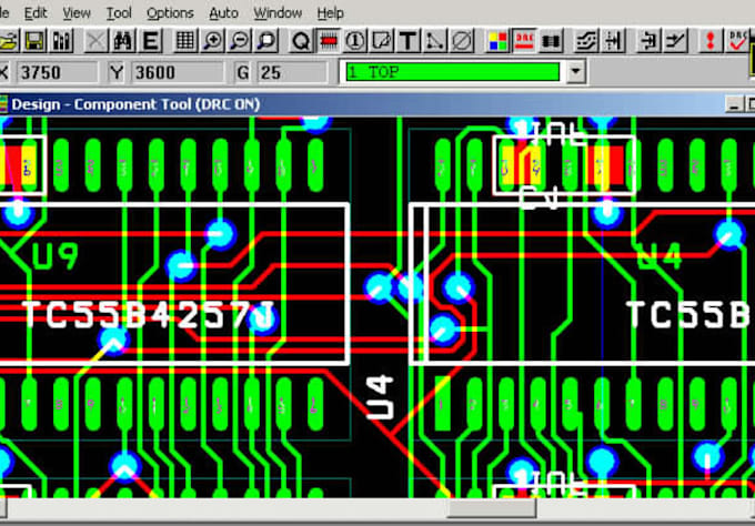 draw a PCB schematic layout