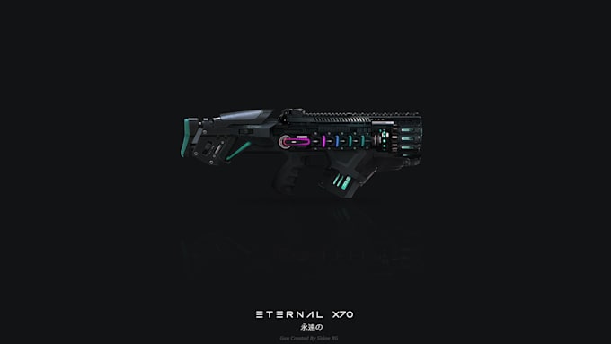 gun concept art for videogames