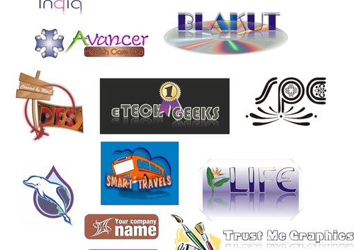 design a unique logo for your company in a vector program