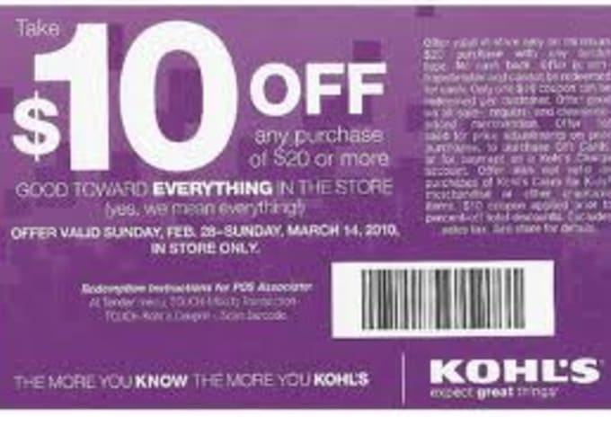 Send you kohls coupons ten off ten 20 coupons total, 200 ...
