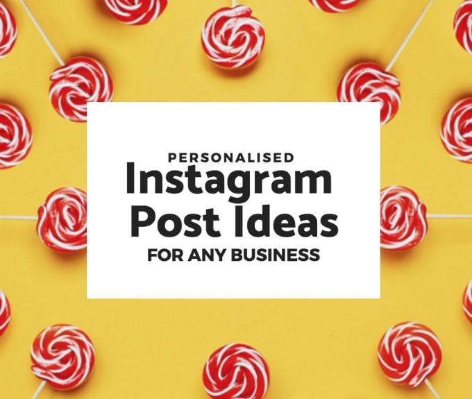 Give Personalised Instagram Post Ideas By Mairis