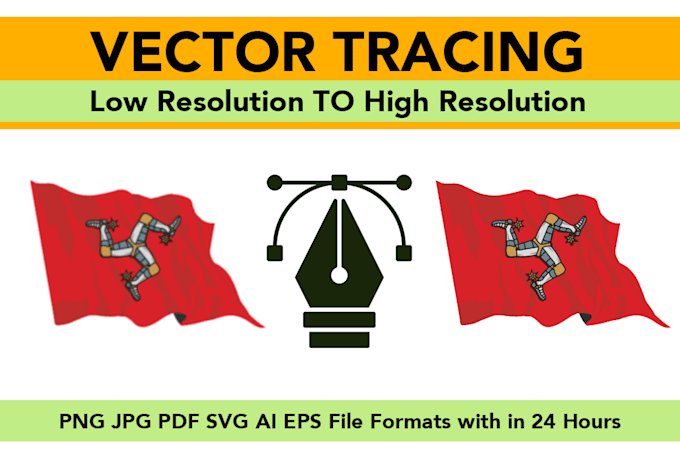 raster vector conversion redraw vector tracing logo image