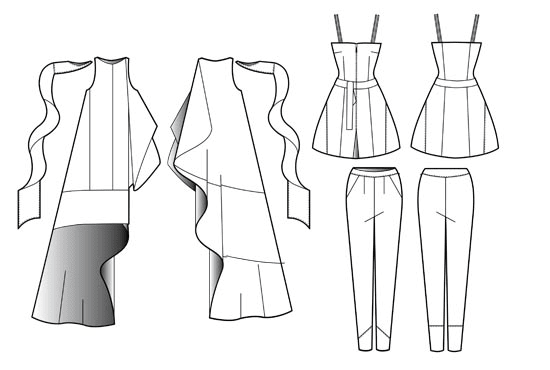 Do fashion cad illustrations by Fashionlovers91 | Fiverr