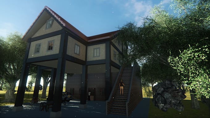 Do 2d And 3d Renders Autocad Draw And Creative Photoshop Images
