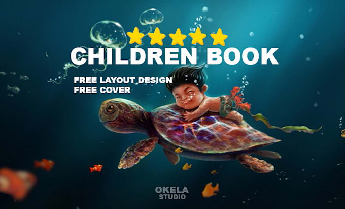 draw illustrated children book illustration, cute and fun