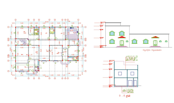 create any pro architect plan and design autocad and revit