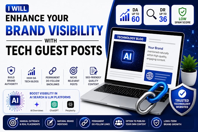 enhance your brand visibility with tech guest posts