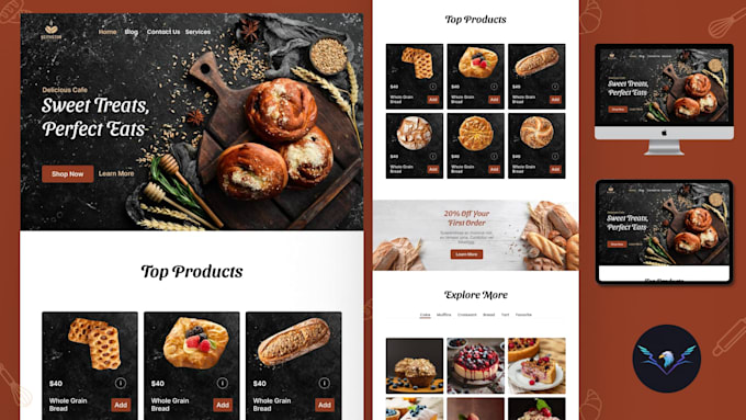 design responsive restaurant website