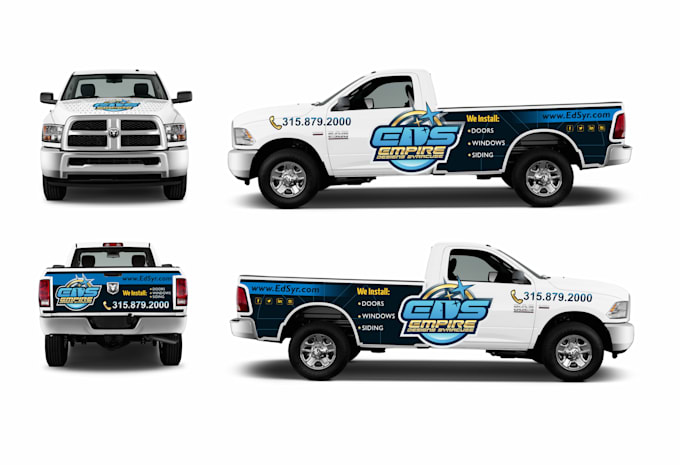 create contemporary graphic wrap for bus car van or truck