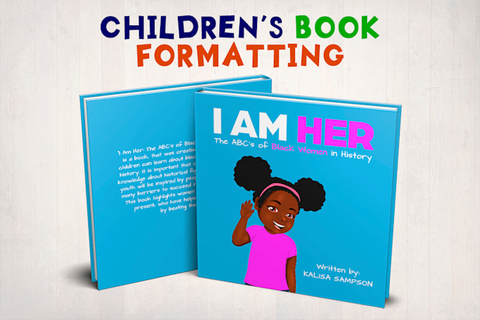 format your childrens book for amazon KDP print