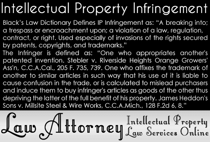 assist intellectual property infringement issues