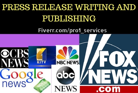 write press release  with press release distribution