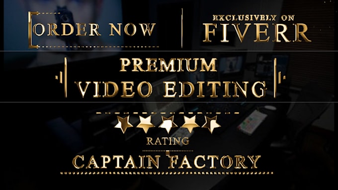 do cinematic video editing, sound design, vfx, color grade
