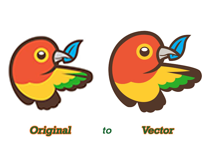 vectorise your old logo