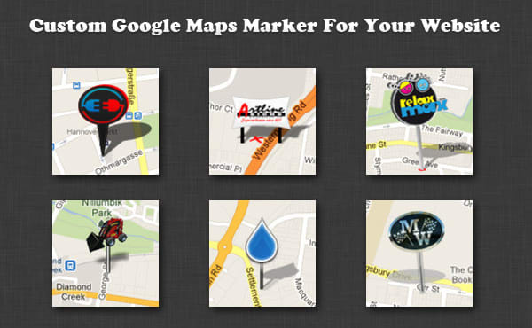 Make you a custom google map marker for your website by Gbsmith71 | Fiverr