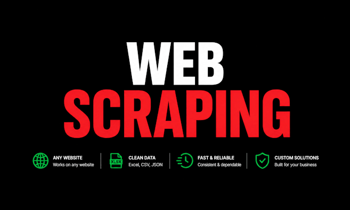 do web scraping, data mining, and web scraper with python