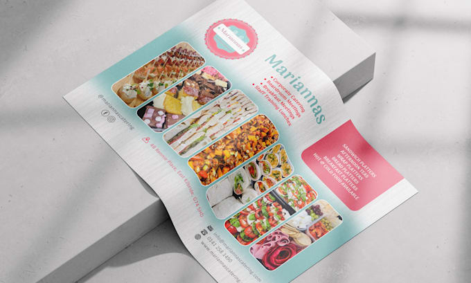 design a flyer, poster, brochure, advert, menu, leaflet