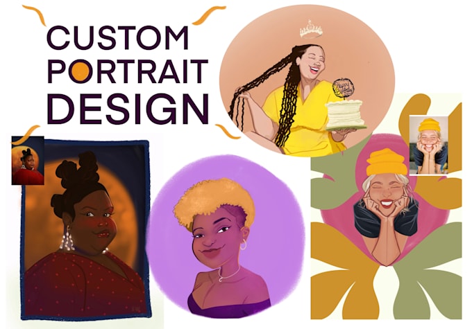 illustrate a custom portrait in my art style