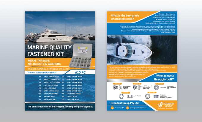 I will design a beautiful  brochure