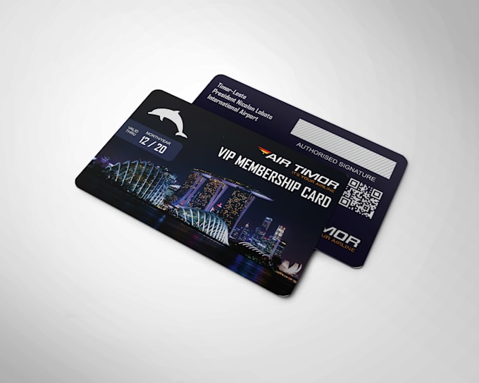 design business card, gift card or membership card
