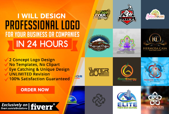 Do unique professional and modern logo design by Si9nzations | Fiverr