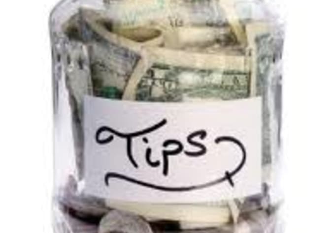 graciously accept a tip