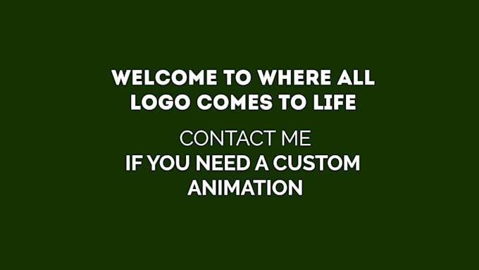make a unique logo reveal or 3d intro