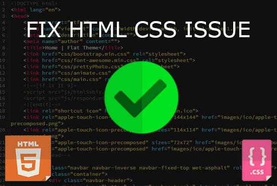 Fix html css website issues by Rahulraj22 | Fiverr