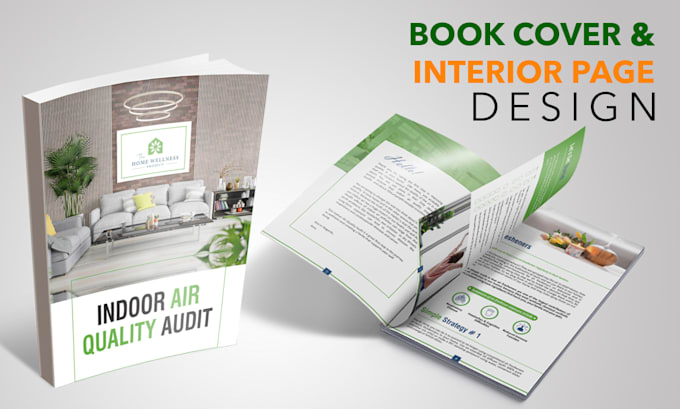 design creative interior page and cover design