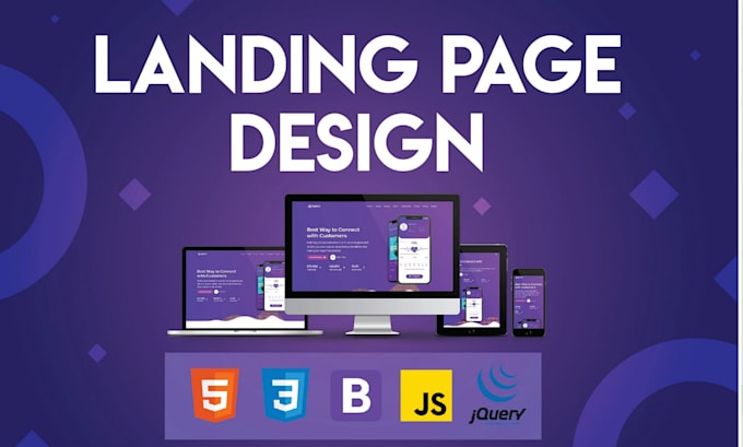 static website or single page landing page