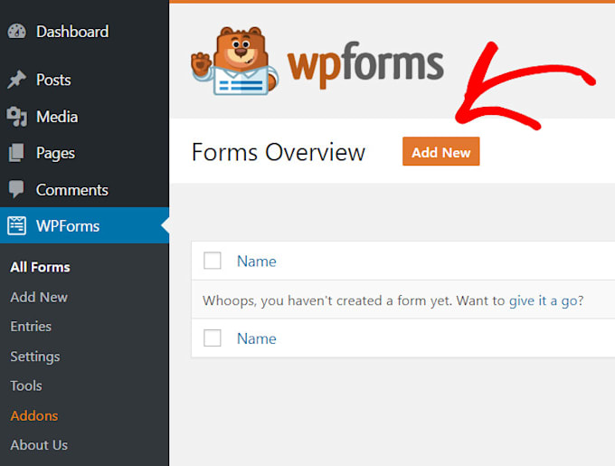 do contact form, login form in your wordpress website