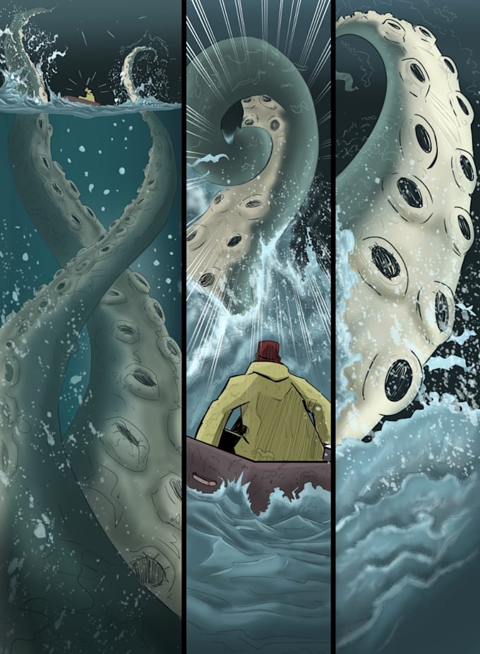 illustrate your comic, comicbook, novel graphic