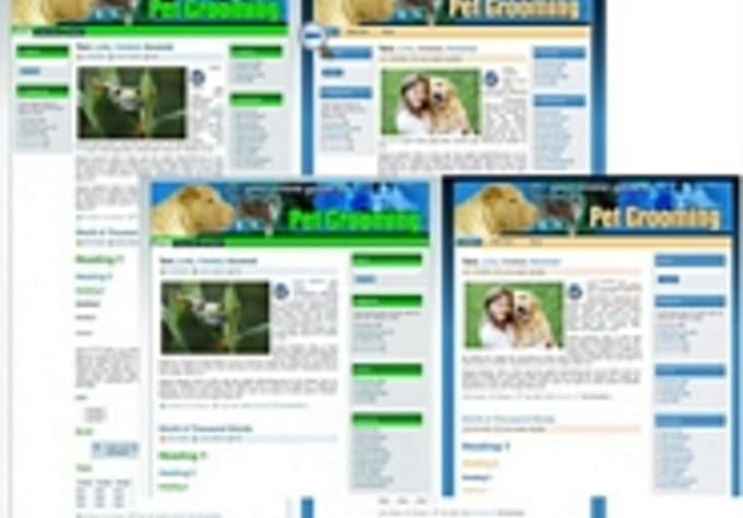 send you 140 wordpress/templates in various niches